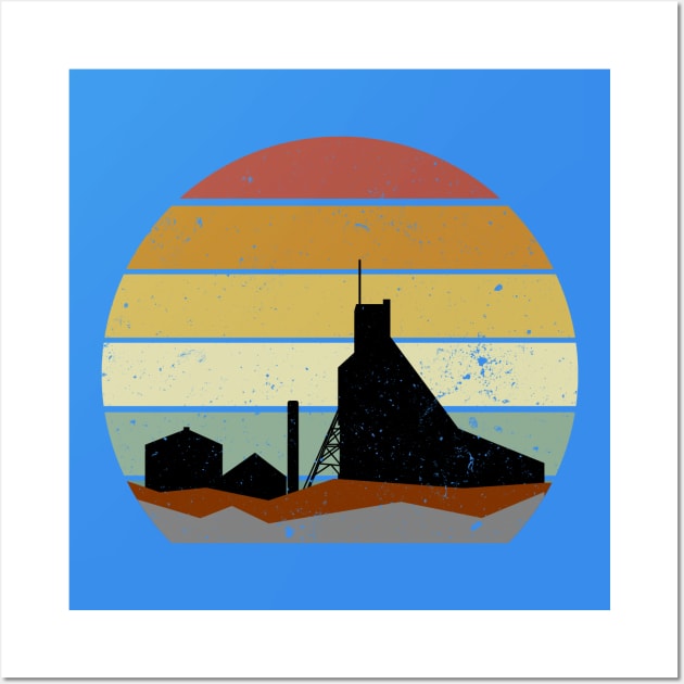 Mine Shaft Sunset Wall Art by Bruce Brotherton